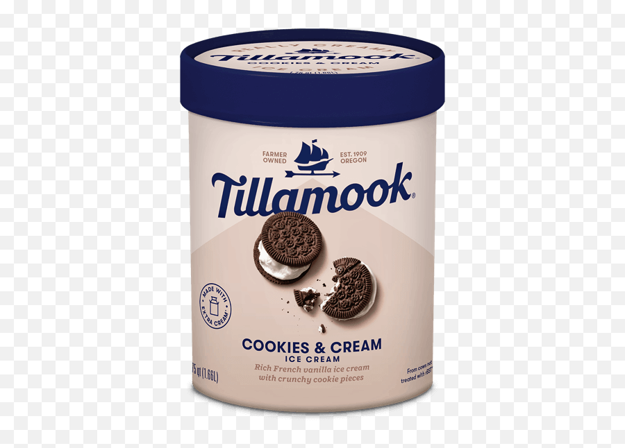 Cookies And Cream Ice - Tillamook Tillamook Cookies And Cream Png,Oreo Transparent