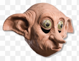 Dobby Face Mask - Harry Potter Characters Fancy Dress Png,Dobby Png
