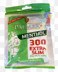 Palmer Extra Slim Menthol Filter Tips - Pet png