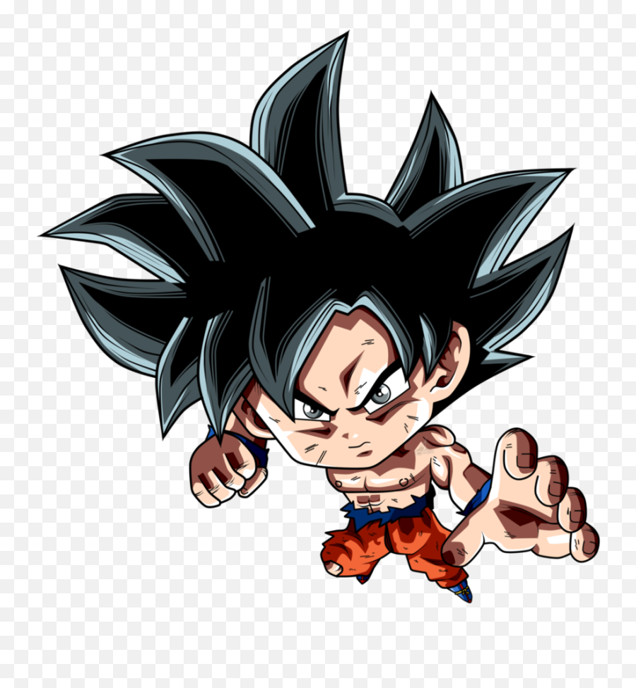 Download Goku Chibi Png - Goku Ultra Instinto Chibi Full Goku Ultra Instinto Png,Chibi Png