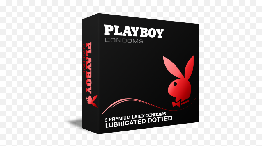 Lubricated Dotted Pack Of 3 - Box Png,Playboy Logo Png