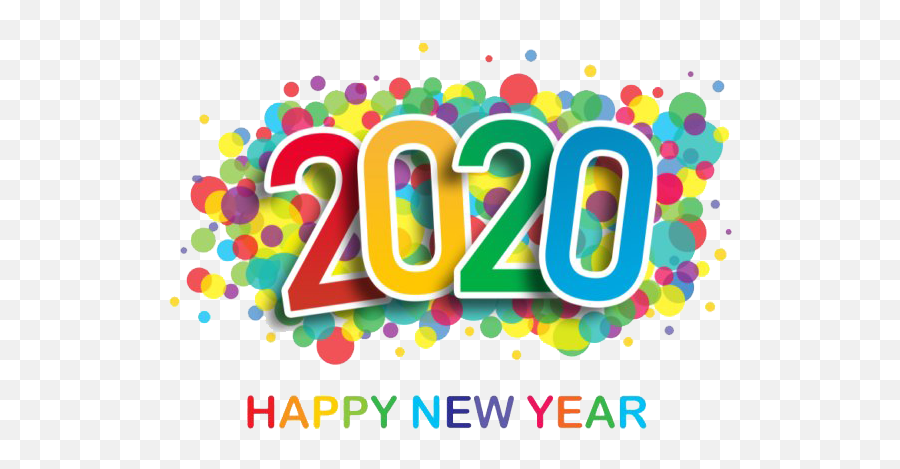 Happy New Year 2020 Clipart Transparent Background - Keep Calm And Carry Png,Happy Transparent Background