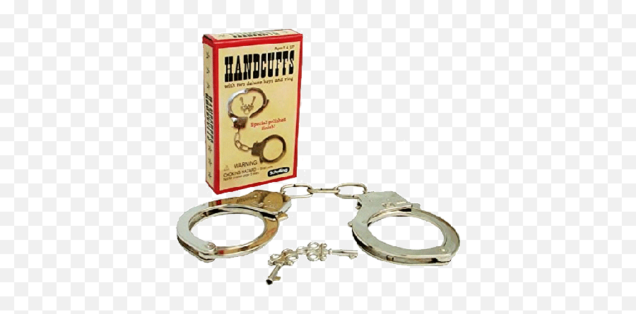 Download Hd Schylling Handcuff Playset - Metal Hand Cuffs Toy Handcuffs Png,Handcuff Png