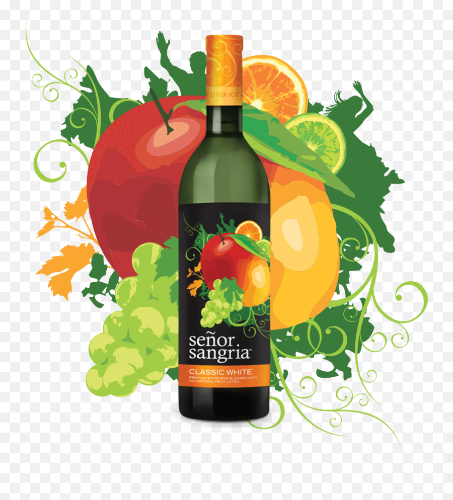 Classic White Señor Sangria - Senor Sangria White Png,Sangria Png