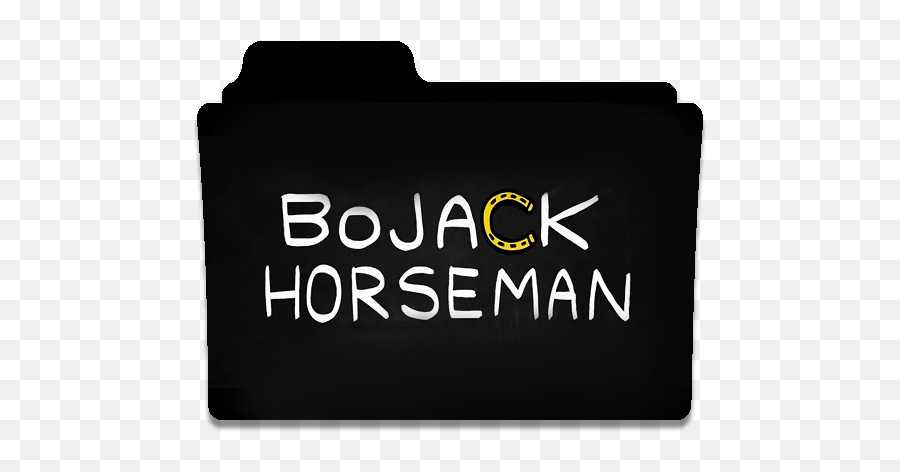 Bojack Horseman Text Download Hd Png - Fantastic Beasts Main Folder Icon,Bojack Png
