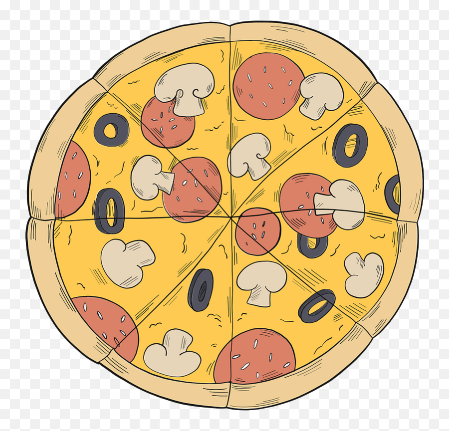 Pizza Clipart - Circle Png,Pizza Clipart Png