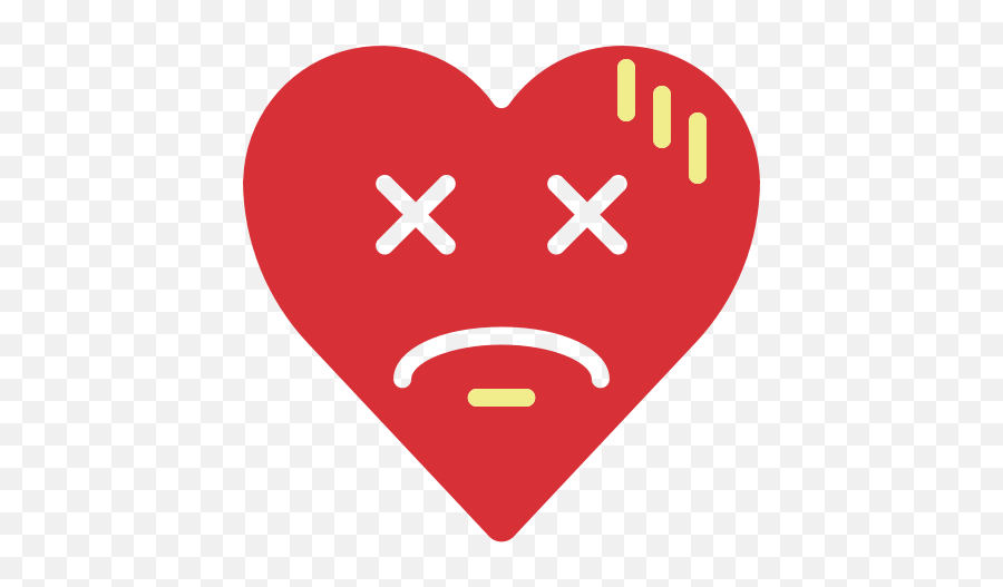 Dead Emoji Emotion Heart Kill Icon - Heart Png,Dead Emoji Png