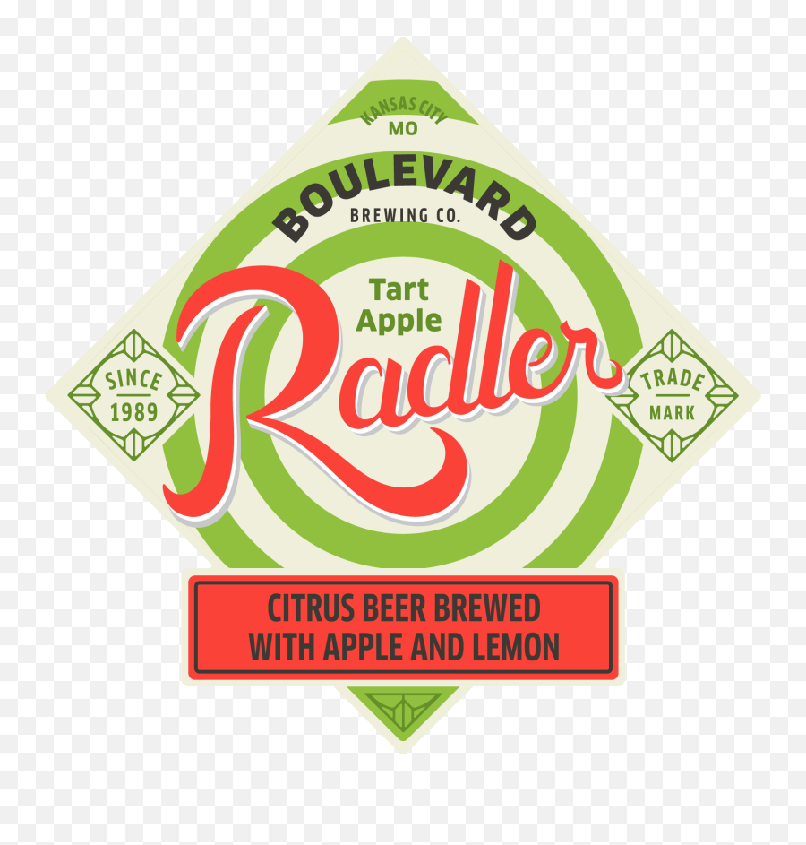 Tart Apple Radler Boulevard Brewing Company - Label Png,Apple Company Logo