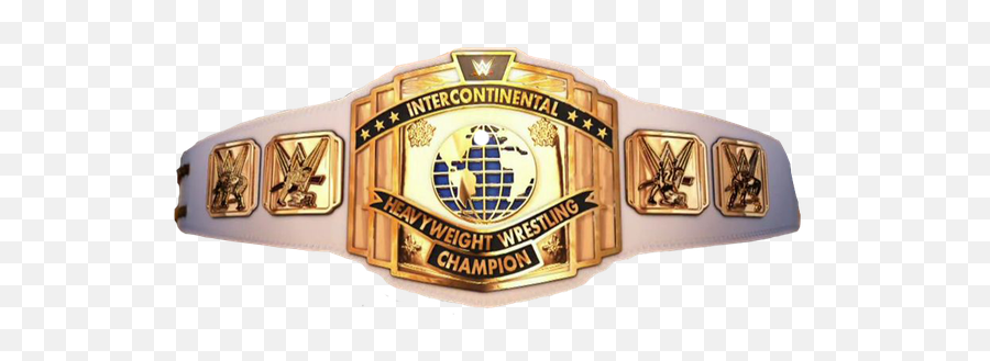 Wwe Intercontinental Championship Belt - Wwe Intercontinental Championship Render Png,Championship Belt Png