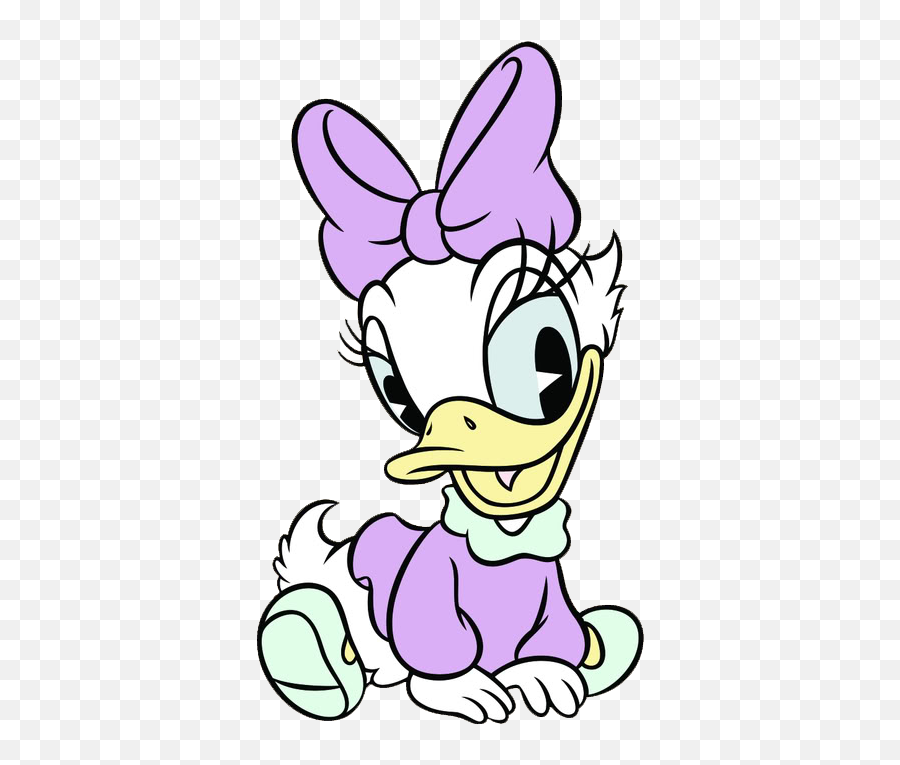 Baby Daisy Clipart Panda - Free Clipart Images Baby Daisy Duck Coloring Pages Png,Princess Daisy Png