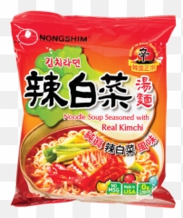 Download Nongshim Ramen Kimchi - Nongshim Noodle Hd Png Korean Instant Noodles,Kimchi Png