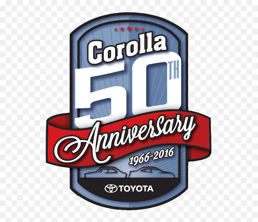 Corolla 50th Anniversary Logo Transparent Cartoon - Jingfm Toyota Corolla 50th Anniversary Logo Png,50th Anniversary Logo