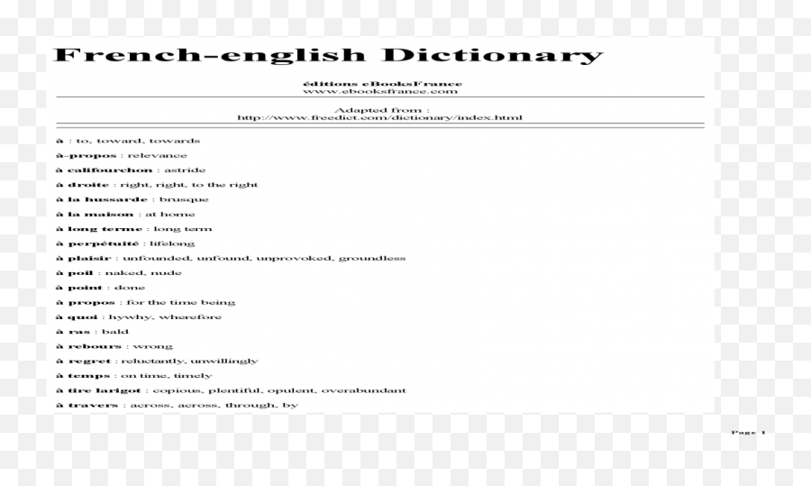 Download Unknown French English Dictionnaire - Dictionary Mackage Png,Dictionary Png