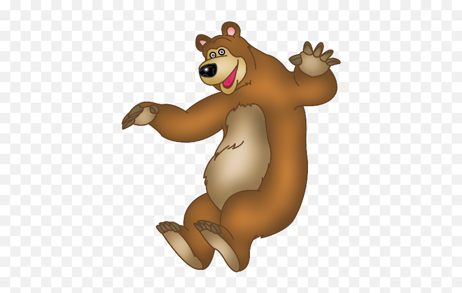 Funny Brown Bear - Cute Cartoon Bear Images Png,Cartoon Bear Png