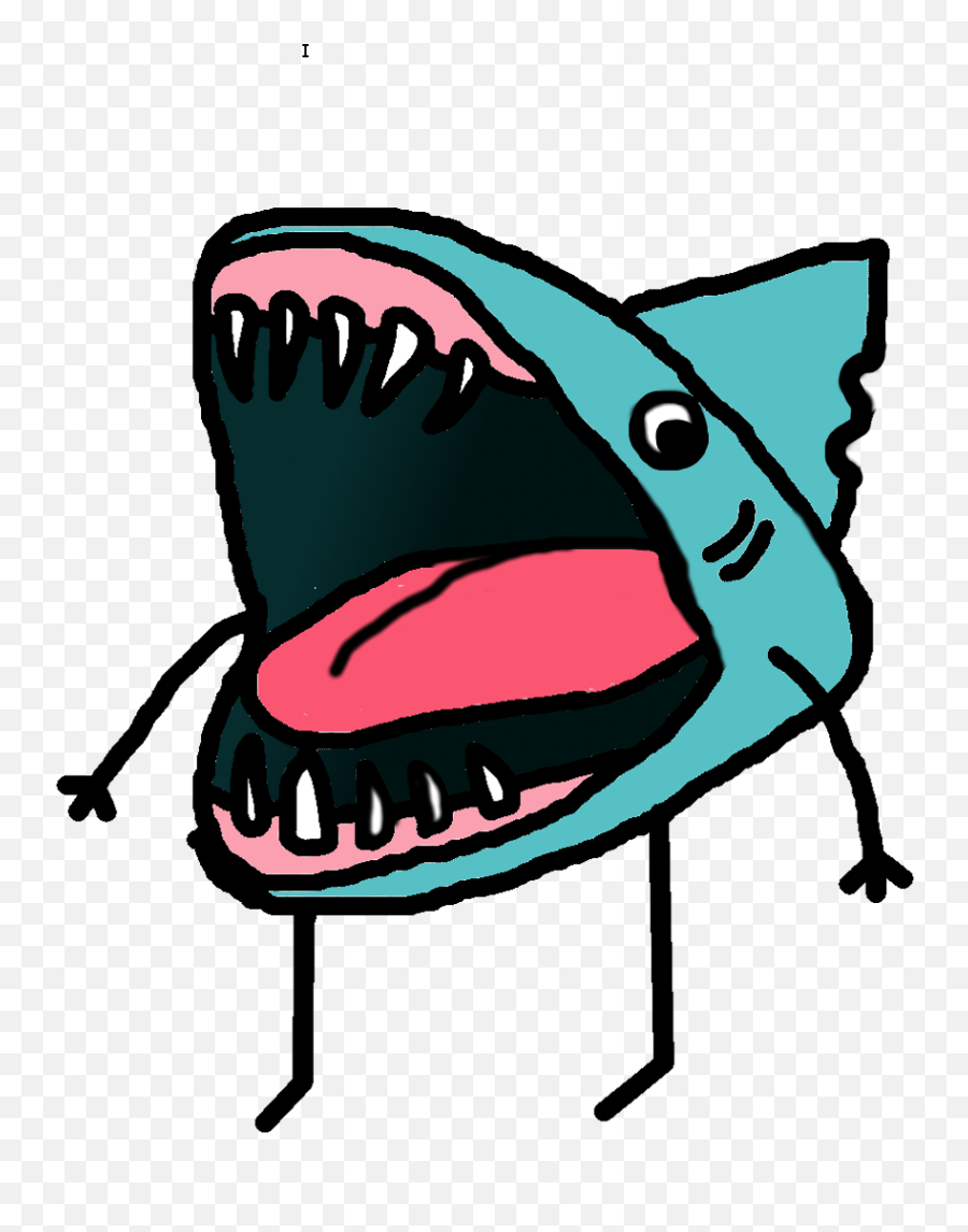 Drawing Shark Open Mouth Clipart - Full Size Clipart Cool Open Mouth Shark Drawing Png,Open Mouth Png