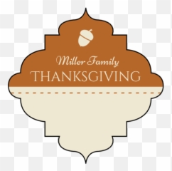 Decorative Write - In Thanksgiving Favor Label OnlineLabelscom Language png