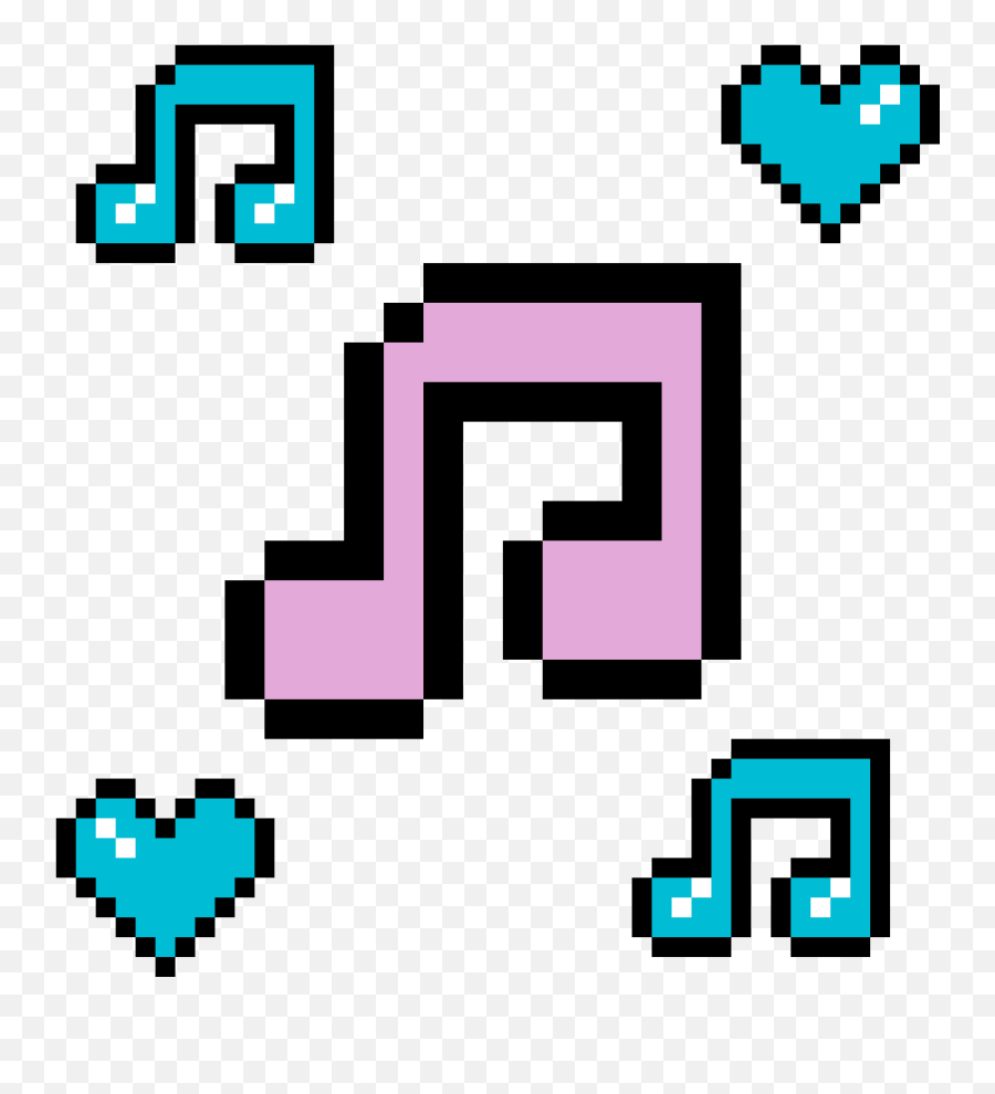 Download Nota Musical - Pokemon Pixel Art Animal Crossing Png,Notas Musicales Png