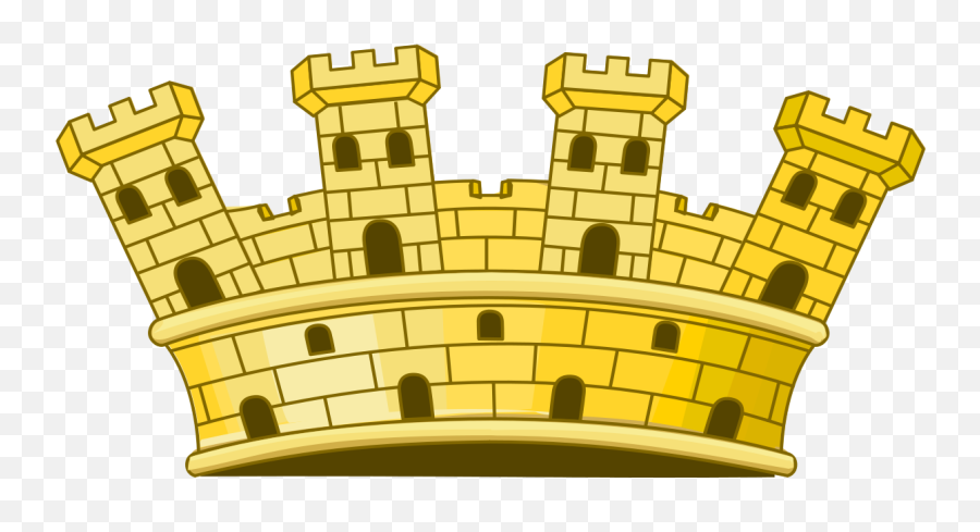 Spanish Mural Crown - Crown Of Spain Coat Of Arms Png,Cartoon Crown Png