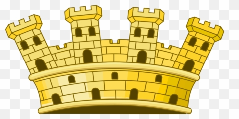 Spanish Mural Crown - Crown Of Spain Coat Of Arms Png,Cartoon Crown Png