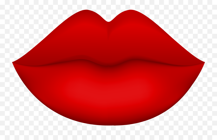 Female Red Lips Png Clip Art - Lipstick,Tongue Transparent