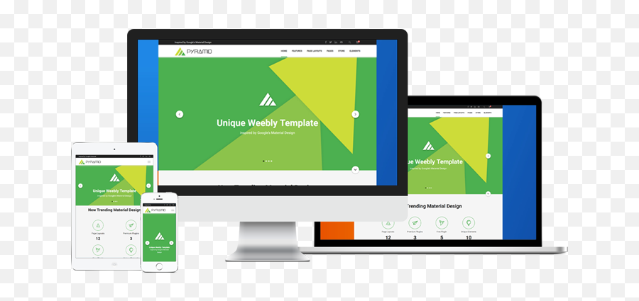 Pyramid - Weebly Business Theme Baamboo Studio Weebly Technology Applications Png,Weebly Logo