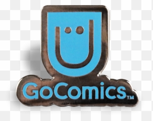 Gocomics Logo Enamel Pin - Boa Viagem Square Png,Detective Comics Logo