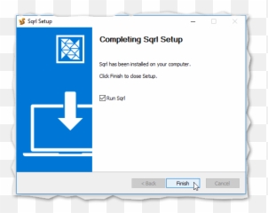 Download And Install Sqrl - Installation Png,Sqrl Logo