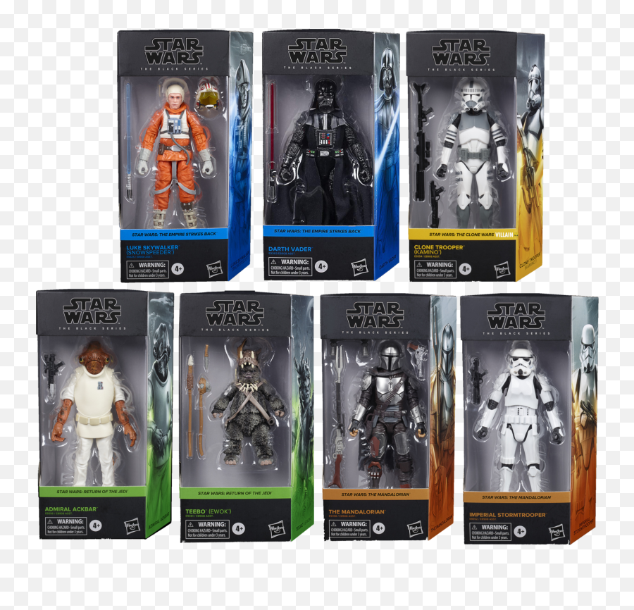 Star Wars The Black Series Wave 26 Set Of 7 Figures - Star Wars Figure Black Series Wave 26 Png,Admiral Ackbar Png