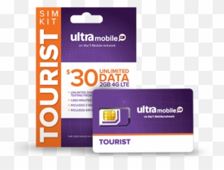 Tourist Ultra Mobile - Us Sim Card png
