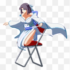Putting Everyone Kanjiu0027s Chair 31 Yumi Blazbluextagbattle - Fictional Character png