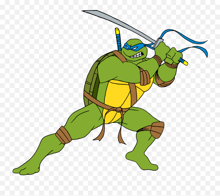 Ninja Tutle Leonardo Png Image - Leonardo Drawing Ninja Turtles,Teenage Mutant Ninja Turtles Png