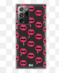 Lipstick Icon Classic Clear Case Cover For Samsung Galaxy Note 20 Ultra - Dot png