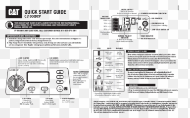 Cat Cj1000dcp Jump Starter And Compressor User Guide - Manuals Vertical png