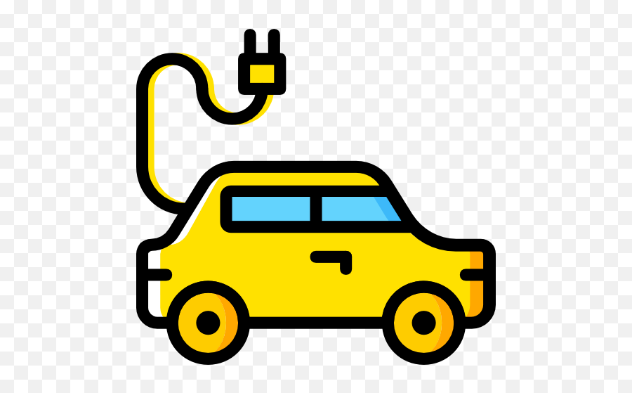 Plug Car Transportation Transport Automobile Electric - Electric Vehicle Free Icon Png,Car Flat Icon