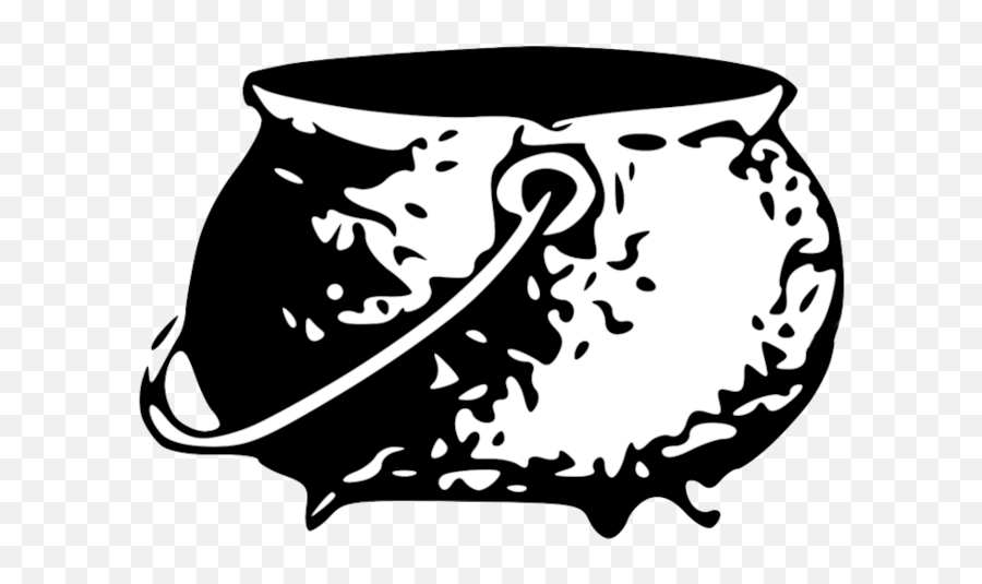 Cauldron Witchcraft Kitchen Clip Art - Cauldron Clip Art Black And White Png,Cauldron Png