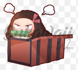Mad Nezuko Sticker - No Background png