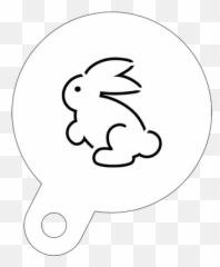 Coffee Stencils Duster - food safe u2013 Warehouse Bunny Rabbit Clipart png