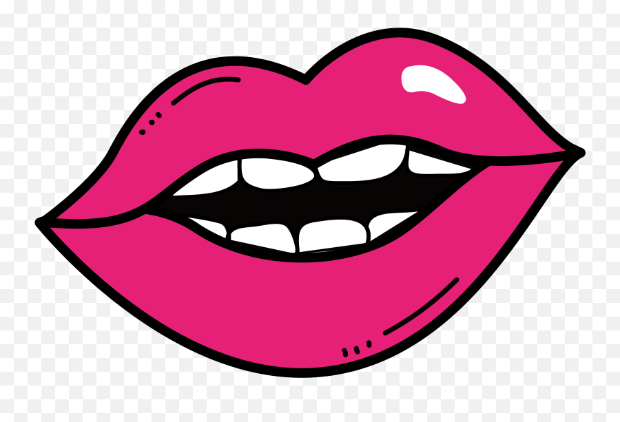 Download Lip Clip Art Pink Lips Transprent Png - Rosy Lips Pink Lips Vector Png,Pink Lips Png
