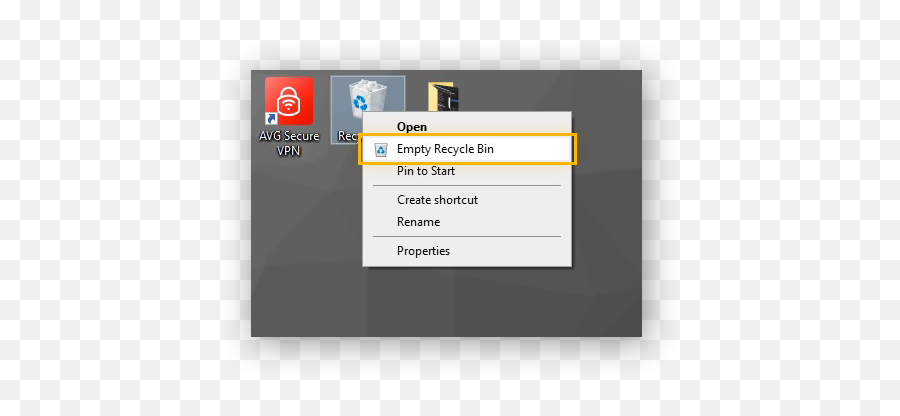 Windows How To Permanently And Securely Delete Files Avg - Vertical Png,Android Battery Recycle Icon