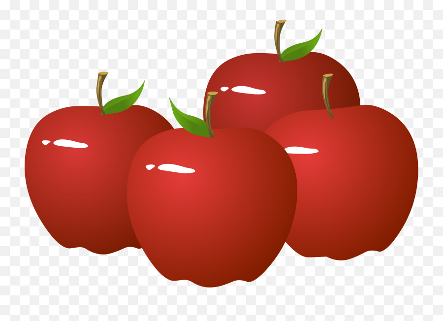 Apples Clipart Free - Wikiclipart Apples Clipart Png,Apple Clipart Transparent Background