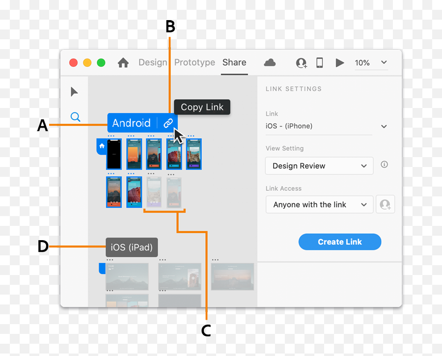 Share Designs And Prototypes Using Pre - Defined Presets In Xd Xd Png,Shareable Icon