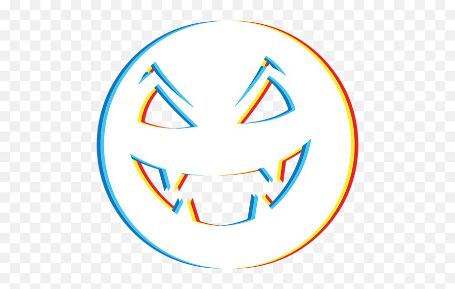 Psychedelic Pumpkin Trick Or Treat Neon Cool Retro Simple Png Icon For Facebook
