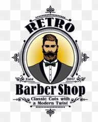 Barbershop Vector Hairdresser Picture - Poster png