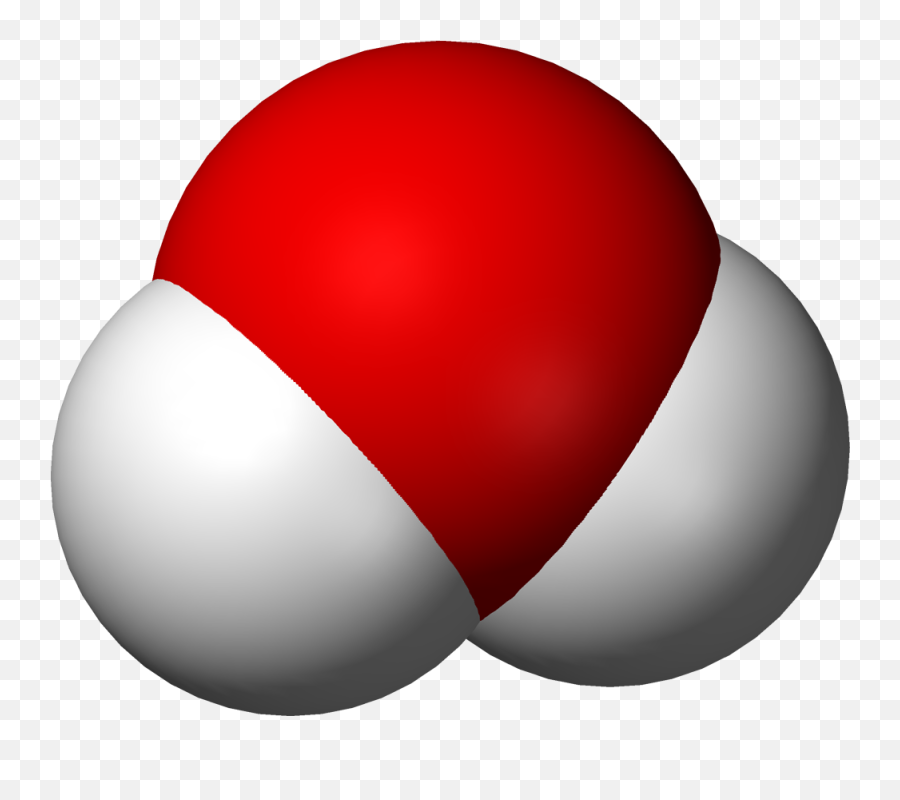 Filewater - 3dvdwpng Wikimedia Commons Water Molecule Polarity Png,Water Transparent Background