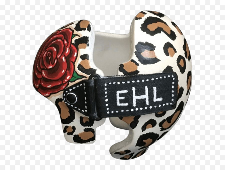 Cheetah Print Helmet Cranial Band - Rose Png,Cheetah Print Png
