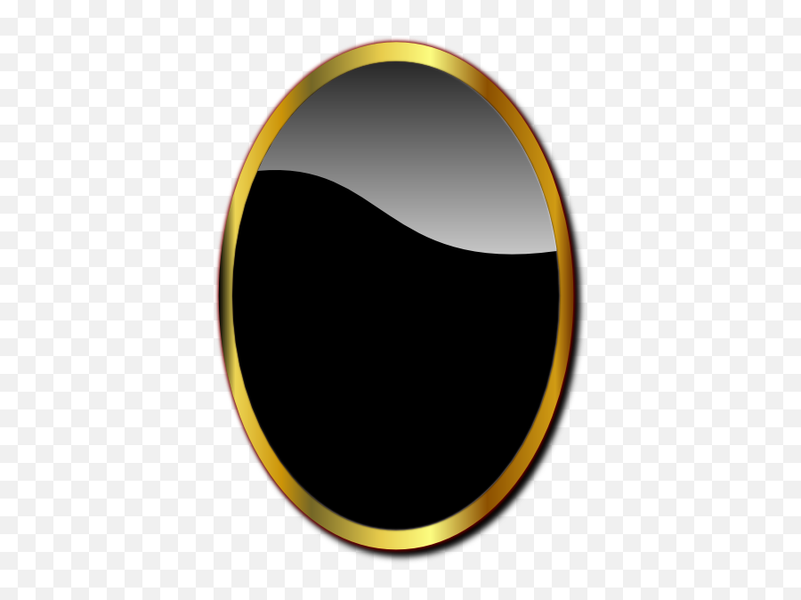 Oval Png Transparent - Frame Preto E Dourado Png,Oval Frame Png