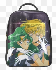 Download Sailor Uranus U0026 Neptune Popular Backpack - Sailor Haruka And Michiru Png,Uranus Png