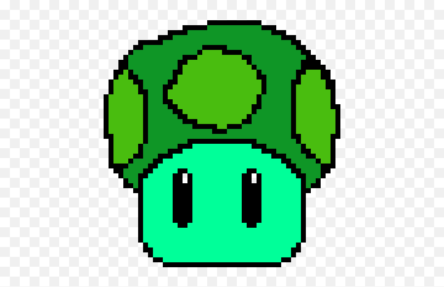 Kryptonite Mushroom Pixel Art Maker - Pixel Art Miraculous Rena Rouge Png,Kryptonite Png