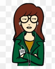 90s Transparent Daria - Morgendorffer Png Clipart