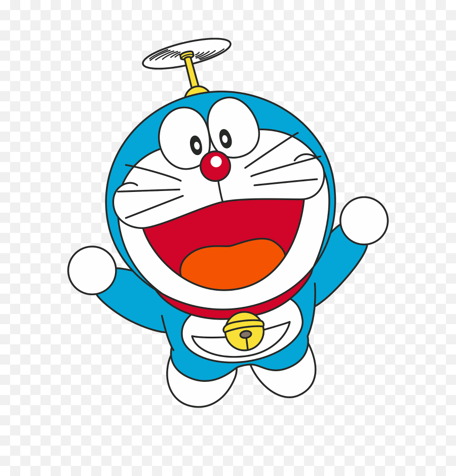 Cartoon Characters Doraemon New Png Images - Doraemon Flying With Bamboo  Copter,Cartoon Character Png - free transparent png images 
